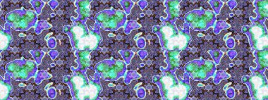 Küçük çiçekteki sevimli çiçek deseni. Birçok menekşe ve soyut çiçekli tropik çizim deseni. Varisolyot raster çizimi.