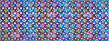 Robot resim. Raster illüstrasyonu. Küçük çiçekte sevimli çiçek deseni var..