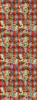 Kırmızı ve nötr renklerde şirin çiçekler. Moda baskısı, albüm, ambalaj kağıdı ve duvar kağıdı için zarif dekoratif süslemeler. Küçük çiçekli basit bir çiçek çizimi. Raster illüstrasyonu.