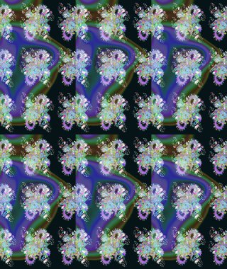 Anti-stres için soyut örnek sayfası. Gri renklerde. Raster illüstrasyonu.