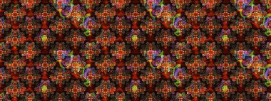 Davetiye ve kartpostal tasarımı için dekoratif çiçek unsurları. Yapraklı çizim şekli. Şirin, zarif çiçekler Raster illüstrasyonu. Tekstil için figür. Poster veya kapak için arkaplan.