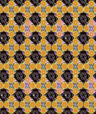 Parlak renkli çiçekleri ve sarı ve gri renkte yaprakları olan şaşırtıcı, pürüzsüz çiçek deseni. Modern çiçek arkaplanı. Halk tarzı. Moda baskıları için zarif bir şablon.