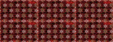 Düz Çiçek Elementleri Tasarımı. Çiçek deseni. Raster kusursuz. Güzel kumaş deseni. Renkli Bahar Teması Kusursuz Arkaplan.