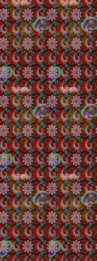 Yumuşak fayans. Klasik çiçek desenli. Raster 'ın taze dokusu. Paketleme, tekstil, duvar kâğıdı için çiçek eskizi. Yumuşak pamuk tasarımı.