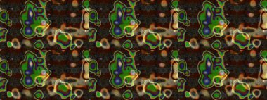 Bir sürü soyut çiçekli tropik eskiz deseni. Küçük çiçekteki sevimli çiçek deseni. Varicolo Raster çizimi.