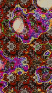 Raster Henna dövme stili. Tekstil, tebrik kartı, boyama kitabı, telefon kılıfı baskısı için kullanılabilir. Etnik Mandala süsü. Hint çiçekli desenli şal desenli..