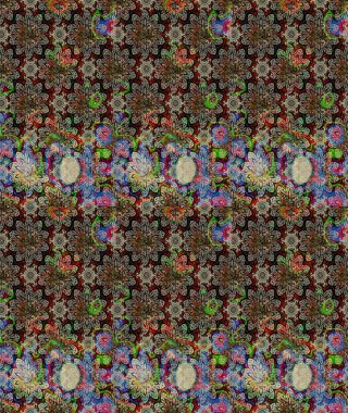 Üzerinde gelincikler ve vadi zambakları olan renkli çiçek desenli nakış deseni. Tekstil tasarımı için gri renkli geleneksel halk çiçekleri buketi.