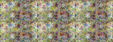 Raster - stok. Tarafsız ve gri çiçekli kusursuz desen, suluboya çiçek deseni, şirin çiçek, duvar kağıdı, kart veya kumaş için fayanslı.