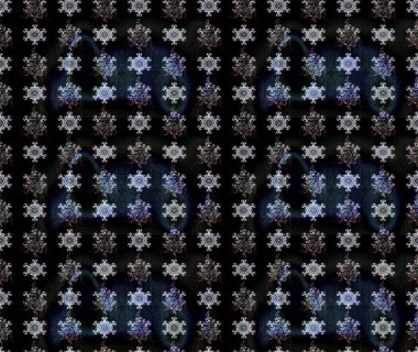 Raster deseni. Bahar çiçekleri dallı desen, siyah renkler çiçekli siluet..