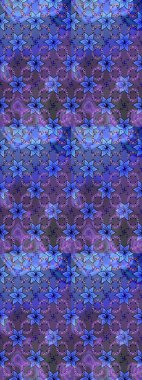 Menekşe rengi yapraklı yabani çiçekler. Suluboya, elle çizilmiş. Eskiz arkaplan modeli. Raster illüstrasyonu.