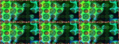 Şekillendirilmiş çiçeklerle kusursuz desen. Çiçek deseni duvar kağıdı, desen dolguları ve web sayfası arka planı için kullanılabilir. Süslü zentangılsız desen, soyut çiçeklerle süslenmiş..