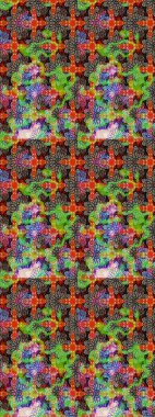 Yeşil ve bej renkli çiçekler. Bahar mevsimi. Nazik romantik baskı. Tatil havası. Raster güzel bir çiçek deseni çiziyor..