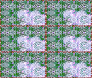 Çiçekli karalama şeklinde Raster çiçek deseni. Nazikçe, güzel çiçek arkaplanı. Tarafsız renklerde çiçekler.