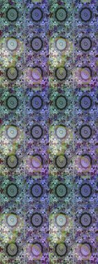 Raster altın desen. Kusursuz altın desenli bukleler. Raster illüstrasyonu. Doğu tarzı arabesk. Altın elementli gri renkler.