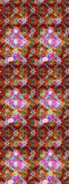 Renkli Bahar Teması eskiz kalıbı. Eskiz klasiği. Düz Çiçek Elementleri Tasarımı. Raster Şirin kumaş deseni.