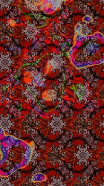 Ton halinde. Dekorasyon ve tasarım için güzel bir desen. Moda baskısı. Çiçeğin suluboya çizimlerinin mükemmel deseni. Suluboya desenli çiçek deseni.