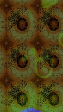 Çiçeksel fantezi tasarımı ve parlak bir arka plan çizimi. Düz Çiçek Elementleri Tasarımı. Renkli Bahar Teması çizim şablonu.