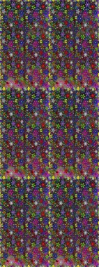 Üretim, duvar kağıdı, baskı, hediye paketi ve scrapbooking Tekstil veya kitap için çiçek sorunsuz arka plan kapsar. Raster resim. Küçük ölçekli çiçek basit şirin desen.