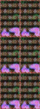 Moda baskıları için zarif bir şablon. Modern çiçek arkaplanı. Halk tarzı. Parlak renkli çiçeklerle ve gri ve kahverengi renkli yapraklarla şaşırtıcı, pürüzsüz çiçek deseni..