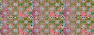 Soyut zarafet, çiçekli arkaplan deseni. Raster Güzel kumaş deseni.