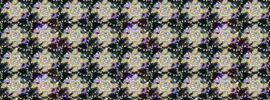 Tekstil için figür. Yapraklı çizim şekli. Davetiye ve kartpostal tasarımı için dekoratif çiçek unsurları. Poster ya da kapak için arka plan. Sevimli zarif çiçekler Raster illüstrasyonu.