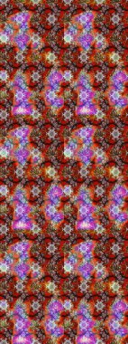 Kahverengi renkte çiçekli çiçek deseni. Suluboya tarzında kahverengi renkte çiçekler.