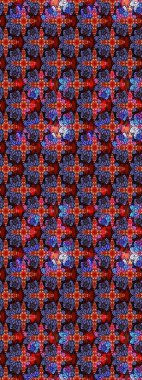 Güzel kumaş deseni. Raster suluboya çiçek deseni, narin çiçekler, kırmızı ve menekşe çiçekleri, tebrik kartı şablonu.