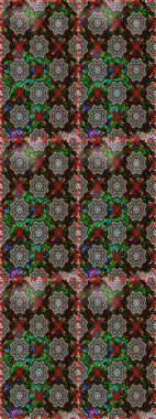 Gri ve kahverengi renklerde. Anti-stres için soyut örnek sayfası. Raster illüstrasyonu.