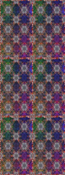 Raster illüstrasyonu. Kusursuz desen. Organik motif arka planı. Ultraviyole kumaş deseni.