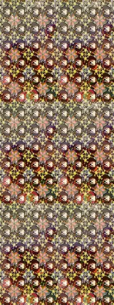 Çiçekli karalama şeklinde Raster çiçek deseni. Kahverengi renkli çiçekler. Yumuşak, bahar çiçekli arka plan.