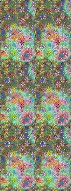 Sınır Hint çiçek Paisley patten. Etnik Mandala havlusu. Raster Kına tarzı. Dikişsiz süs baskı. Kartvizit arka plan tebrik için kullanılabilir, boyama kitabı, fon, tekstil.