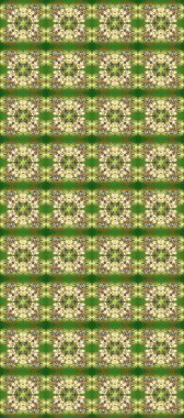 Altın desenli yeşil, nötr ve kahverengi, altın elementli. Barok tarzında duvar kağıdı tasarımı için kusursuz damaske deseni arkaplanı. Süslü raster dekorasyonu.