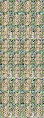 Barok tarzında kusursuz bir doğulu süsü. Altın elementlerle nötr renklerde altın desen. Raster oryantal süs. Geleneksel klasik altın desen.