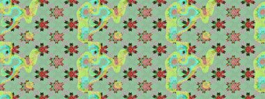 Çiçek desenli eskiz. Tarafsız renklerde çiçekler. Renkli Bahar Teması eskiz kalıbı. Düz Çiçek Elementleri Tasarım Raster illüstrasyonu.