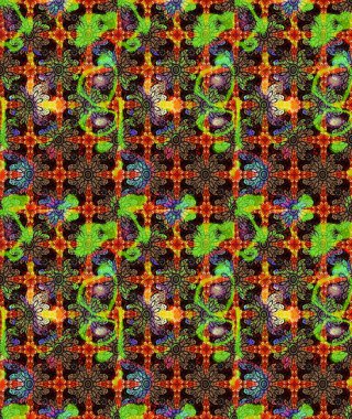 Tekstil, kumaş, kapaklar, duvar kağıtları, baskı, naylon, koleksiyon defteri, örgü, dekupaj için güzel bir eskiz. Oldukça eski bir besin torbası deseni, küçük siyah renkte, çiçekler. Millefleurlar.