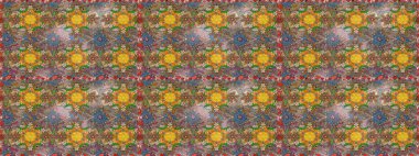 Anti-stres için soyut örnek sayfası. Kahverengi renklerde. Raster illüstrasyonu.