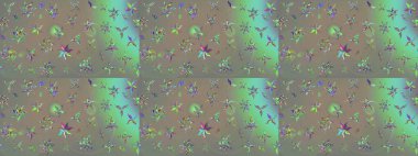 Zarif, parlak ve eskiz gri ve bej desenli çiçek deseni tasarımı. Raster. Sabıka baskıları, bebek kıyafetleri, duvar kâğıtları, paket kutuları vb..