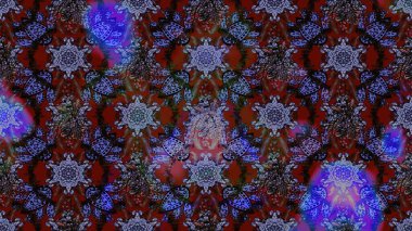 Çiçekli karalama şeklinde Raster çiçek deseni. Kahverengi renkli çiçekler. Nazik, narin çiçek arkaplanı.