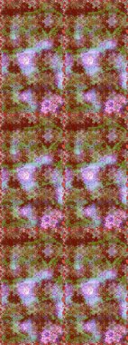 Bahar mevsimi. Raster dikişsiz şirin çiçek deseni. Kahverengi ve nötr renklerde çiçekler. Nazik romantik baskı. Tatil havası..