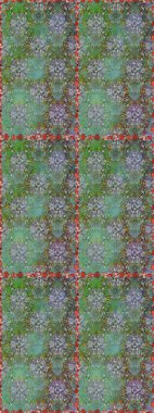 Çiçek deseni. Renkli Bahar Temalı Kusursuz Arkaplan. Raster kusursuz. Güzel kumaş deseni. Düz Çiçek Elementleri Tasarımı.