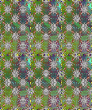 Parlak renkli çiçekleri ve yeşil ve gri renkte yaprakları olan şaşırtıcı, pürüzsüz çiçek deseni. Halk tarzı. Moda baskıları için zarif bir şablon. Modern çiçek arkaplanı.