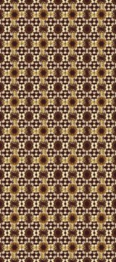 Geleneksel klasik altın desen. Barok tarzında kusursuz bir doğulu süsü. Raster oryantal süs. Altın elementlerle beyaz ve kahverengi renklerde altın desen.