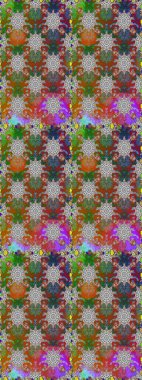 Hediye ambalaj kağıdı, tebrik kartları, posterler ve pankart tasarımı. Raster düz çiçekleri pürüzsüz desen. Kahverengi renkte çiçekler.