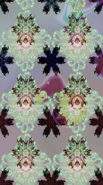 Gri ve nötr renkte çiçekler. Renkli Bahar Teması eskiz kalıbı. Düz Çiçek Elementleri Tasarımı. Raster illüstrasyonu. Çiçekli çiçek deseni, suluboya..