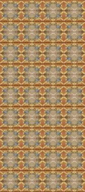 Süslü raster dekorasyonu. Gri, bej ve kahverengi yerine altın rengi, klasik barok çiçeksiz desenler. Lüks, kraliyet ve Viktorya dönemi konsepti. Gri, bej ve kahverengi renklerde altın element.