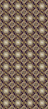 Altın karalama fantezi yapraklarından ve kahverengi ve gri renkli çiçeklerden oluşan Raster soyut çelengi. El yapımı dekoratif çerçeve, albüm kapağı, tebrik kartı, klasik Art deco tarzı.