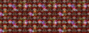 Düz Çiçek Elementleri Tasarımı. Modaya uygun kumaş deseni. Sevimli çiçek raster deseni. Renkli Yaz Teması çizim şablonu.