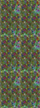 Kızılderili desenli desenli desenli şal deseni. Raster Henna dövme stili. Etnik Mandala süsü. Tekstil, tebrik kartı, boyama kitabı, telefon kılıfı baskısı için kullanılabilir.