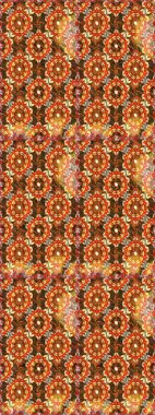 Raster geleneksel, kahverengi renklerde, altın, pürüzsüz desen. Barok tarzında kusursuz bir doğulu süsü..