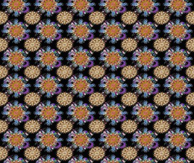 Raster illüstrasyonu. Hoş bir çiçek geçmişi var. Güzel kumaş deseni. Küçük çiçekte çizim deseni.